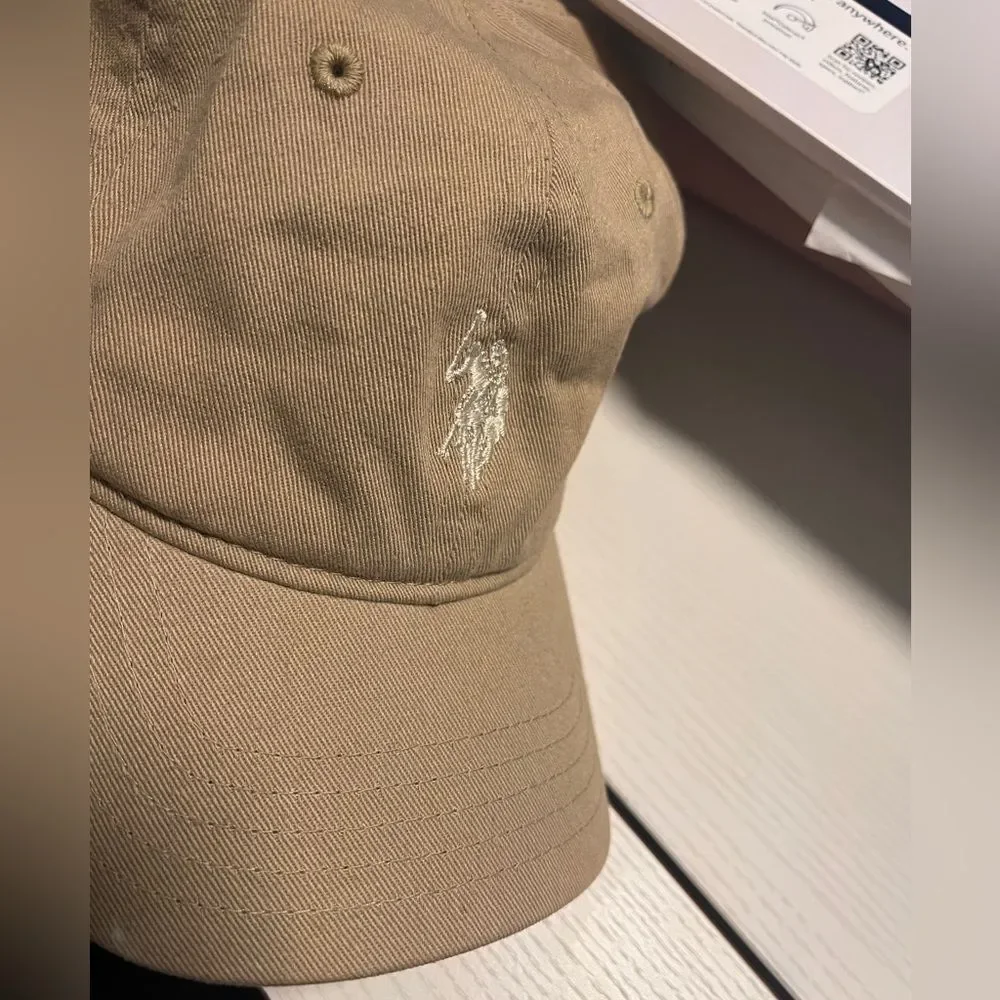U.S. Polo Assn. Kids Hat One Size Cap Khaki Sand